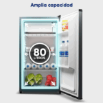 Mini Frigorífico Bajo Encimera Inoxidable Clase 80L E COOL&FREEZE Origial 80L - Imagen 3