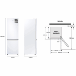 Samsung Frigorífico Combi RB34C600DWW/EF 344L - Imagen 2