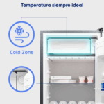 Mini Frigorífico Bajo Encimera Inoxidable Clase 80L E COOL&FREEZE Origial 80L - Imagen 2