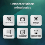 Frigorífico Americano No Frost 519L Inox RS677N4BIE Hisense - Imagen 3