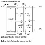 Frigorífico Combi Integrable Bosch Serie 6 KBN96ADD0 284L No Frost - Imagen 2