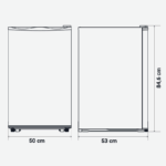 Frigorífico Bajo Encimera UNIVERSALBLUE 88L 6030W ZEYA - Imagen 4