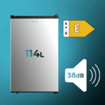 Mini Frigorífico Bolero CoolMarket Inox TT 114L Cecotec - Imagen 2