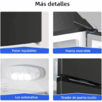 Frigorífico Combi FBM157L42 157L Inox CHiQ - Imagen 3