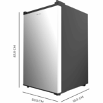 Mini Frigorífico Bolero CoolMarket Inox TT 114L Cecotec - Imagen 3
