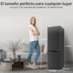 Frigorífico Combi FBM157L42 157L Inox CHiQ - Imagen 8