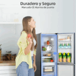 Frigorífico Combi FBM157L42 157L Inox CHiQ - Imagen 5