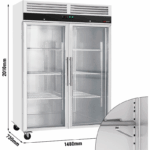 Puertas Refrigerador 148x73 cm 1200L 2 KS1200GND GGM Gastro - Imagen 4