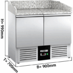 GGM Gastro Mesa Refrigerada 2 Puertas POG97ND 0.9m x 0.7m - Imagen 4