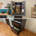 Frigorífico Cecotec Bolero Coolmarket F2D Combi E 400 400L Negro - Imagen 3