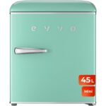 EVVO Nevera mini Verde F20 45L Clase de eficiencia energética F