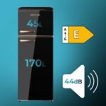 Frigorífico Bolero CoolMarket 2D Origin Negro 215L E Cecotec - Imagen 2