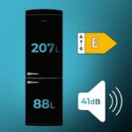 Frigorífico CoolMarket Bolero Origin 294L 190 cm E Negro Cecotec - Imagen 3