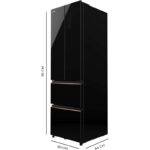 Frigorífico Cecotec Bolero Coolmarket F2D Combi E 400 400L Negro - Imagen 4