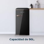 Frigorífico mini Bolero CoolMarket TT Origin 90 90L F Negro Cecotec - Imagen 2