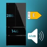 Cecotec Bolero CoolMarket FD 436 Frigorífico Puerta Francesa 436 L Clasificación E 83,6 x 183 cm - Imagen 3