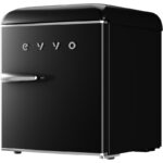 EVVO Nevera mini F20 45L Negro Clase de eficiencia energética F - Imagen 3