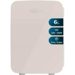 Nevera mini Bolero MiniCooling 6L Beige 5-65 °C 12V-220V Cecotec