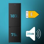 Cecotec Frigorífico Combinado Negro 262 L 2 puertas Clasificación E 262 - Imagen 6