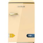 Frigorífico mini Bolero CoolMarket TT Origin 110 110L E Beige Cecotec