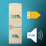 Frigorífico Combi 294L 190 cm Beige Origin Bolero CoolMarket Cecotec - Imagen 6
