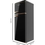 Frigorífico Bolero CoolMarket 2D Origin Negro 215L E Cecotec - Imagen 7