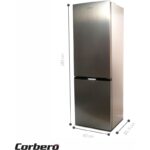 Frigorífico Combinado Inox 310 L 40 dB Clasificación E 63 x 59,5 x 188 cm CCH18564NFX Corberó - Imagen 3