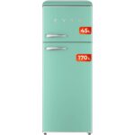 Frigorífico Dos Puertas Verde 45L 170L Clase E F45 EVVO