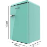 Frigorífico mini Bolero CoolMarket TT Origin 110 110L E Verde Cecotec - Imagen 6