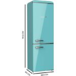 Frigorífico Combi Cecotec Bolero CoolMarket Origin Verde 300 300L - Imagen 6