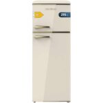Frigorífico Bolero CoolMarket 2D 215L Beige Origin Cecotec