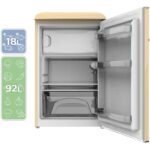 Frigorífico mini Bolero CoolMarket TT Origin 110 110L E Beige Cecotec - Imagen 3