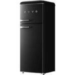 EVVO Frigorífico Negro Dos Puertas 45L 170L Clase E F45 - Imagen 3