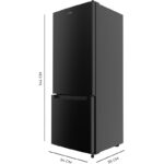 Cecotec Frigorífico Combinado Negro Combi 205 DF 205 L Clasificación E - Imagen 3