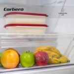 Frigorífico Combinado Inox 310 L 40 dB Clasificación E 63 x 59,5 x 188 cm CCH18564NFX Corberó - Imagen 2