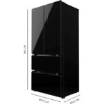 Cecotec Bolero CoolMarket FD 436 Frigorífico Puerta Francesa 436 L Clasificación E 83,6 x 183 cm - Imagen 4