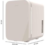 Nevera mini Bolero MiniCooling 6L Beige 5-65 °C 12V-220V Cecotec - Imagen 2