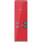 Frigorífico Cecotec Bolero CoolMarket Combi 300 300L Rojo E Origin