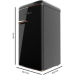 Frigorífico mini Bolero CoolMarket TT Origin 90 90L F Negro Cecotec - Imagen 3