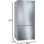 Bosch Frigorífico Combinado KGN86AIDR 186 x 86 cm Clasificación D - Imagen 5