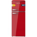 Frigorífico Bolero CoolMarket 215L 2D Rojo E Origin Cecotec