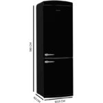 Frigorífico CoolMarket Bolero Origin 294L 190 cm E Negro Cecotec - Imagen 6