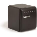 CREATE Frigorífico RETRO FRIDGE 50 48 L 39 dB Clase energética F Negro Maneta Plata - Imagen 2