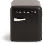 CREATE Frigorífico RETRO FRIDGE 50 48 L Clase energética F 39 dB Negro Maneta Mármol