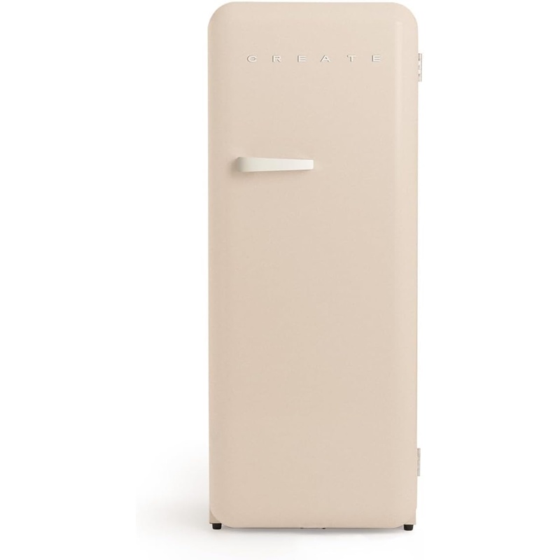 2FYDCz8uSa Frigorífico combi RETRO FRIDGE 150 281 L 102 W Clase energética D Arena Maneta Blanco Roto CREATE - Imagen 1