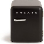 CREATE Frigorífico RETRO FRIDGE 50 48 L 39 dB Clase energética F Negro Maneta Plata