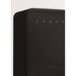Frigorífico combi RETRO FRIDGE COMBI 185 401 L NoFrost Clase energética E Negro Maneta Negra CREATE RETRO FRIDGE COMBI 185 - Imagen 3
