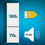 Frigorífico combi Bolero CoolMarket Combi 250 250 L NoFrost Clase energética E Blanco Cecotec - Imagen 2