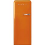 SMEG Frigorífico FAB28ULOR3 270 L Naranja 35 dB Clase energética D Bisagra izquierda