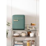 CREATE RETRO FRIDGE 50 Frigorífico 48 L Clase energética F 39 dB Verde Maneta Oro 48 L - Imagen 2